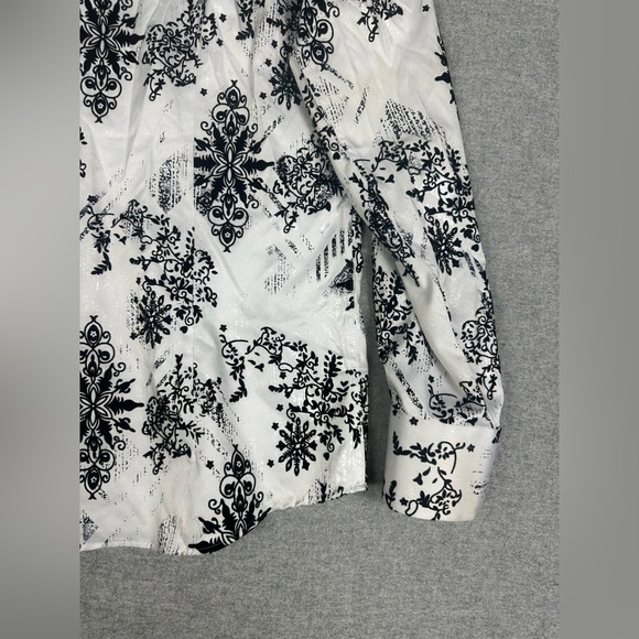 Lamasini Shirt Mens L Embellished Western Hispanic Streetwear Long Sleeve Velvet - Picture 5 of 16